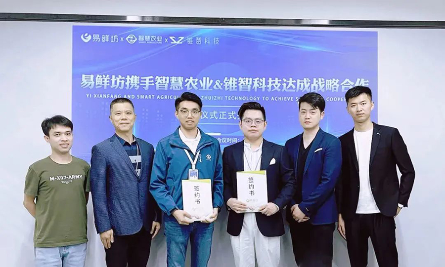 携手共赢Z6·尊龙凯时与易鲜坊、锥智科技达成战略合作